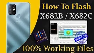 Infinix Hot 10 X682B / X682C Stock Rom Full Flash Dead Red & Orange State Fix Hang On Logo Repair