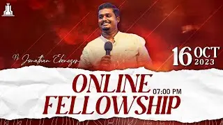 LIVE || ONLINE FELLOWSHIP || Ps Jonathan Ebenezer || Tamil Christian Message || Rest Generation