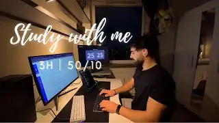 🎓 3H - Study with me 📚 | 50/10 Pomodoro ⏳ | Cozy fireplace ❄️🔥| Engineering Student ⚙️