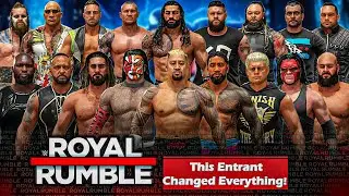 WWE 2K25: 30-Man Rumble -  This Entrant Changed Everything!