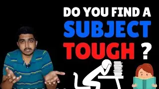 Do you find your College Subjects Tough ?. Try this simple Task !