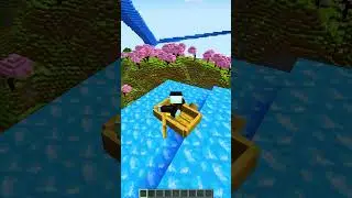 Minecraft Ice Boat Track💀 #minecraft #shorts
