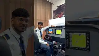 Our cadet sharing his DGCA Ground Classes and Flying Simulator Training Experience #pilotschool
