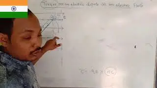 Torque (electrostatic class-l, physics by Santosh Kumar)