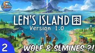 Len&rsquo;s Island - Episode 2: Beating the First Dungeon, Capturing a Wolf, & Killing a Slime King