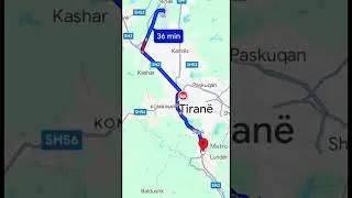 Tirana Airport to the East Bus Terminal to Konsipol, Igoumenitsa.