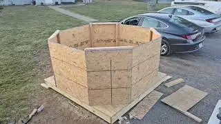 A easier way to build a OCTAGON blind. At 78 yrs old. Part 1 of 3.
