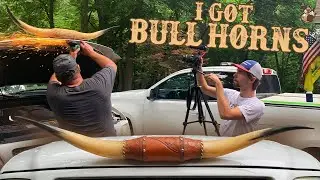PUTTING BULL HORNS ON MY TRUCK, TRAVELER!! (CM40 Vlog)