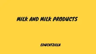 MCQ on Milk and milk products PART 1