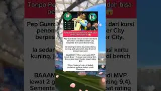 WOW ‼️ Manchester City pesta gol meski tanpa Pep Guardiola #premierleague #manchestercity