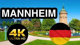 【4K】Walking through Mannheim 🇩🇪