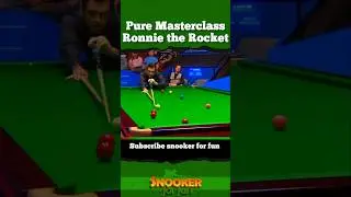 Pure Masterclass from Ronnie the Rocket|#shorts #youtubeshorts #trending #snooker #juddtrump #ronnie