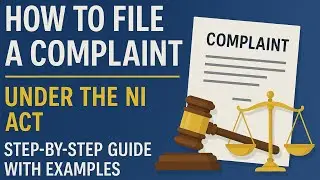 Negotiable Instruments Act (NI Act) | Nyayavani Legal Drafting Internship (3rd Assignment)