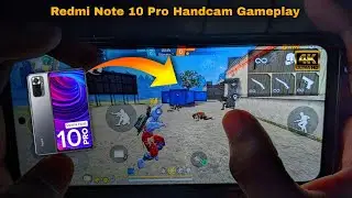 Redmi Note 10 Pro 4K ULTRA HD Free Fire Handcam Gameplay 🔥