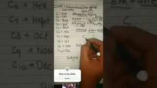 How can write simple IUPAC Name and structure 😞👈#science #chemistry #10th science both medium notes