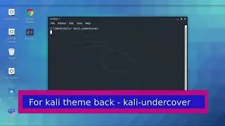 Windows Theme in kali-linux | kali-linux tutorial