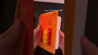 Unboxing 📦Oracle Of The Radiant Sun🌞 #tarot #unboxing #fortunetelling