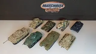 Matchbox Collectibles Great Tanks of the World collection 1998