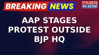 Breaking News : AAP Protests At BJP HQ Over Chandigarh Mayoral Polls | Latest Update