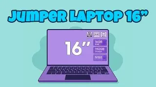💻 Jumper 16-Inch Laptop Review | 16GB RAM + 1TB SSD + 128GB eMMC | Intel N150 | Windows 11