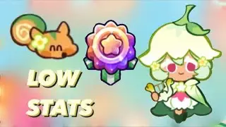Lilybell cookie trial hard mode rainbow rank low stats [ Cookierun Ovenbreak ]