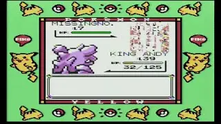 Pokemon Yellow (Original) - MissingNo Glitch w/ Ditto (Any Pokemon with Special Stat of 31 Required)