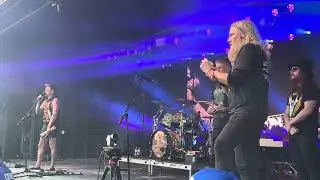 Mastodon after preforming their first concert following the passing Brent Hinds 