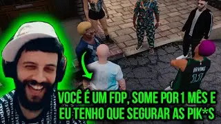 JACARÉ FICOU PISTOL4 E O DEFANTE NÃO SEGUROU O RISO (LARISSO MAMOELA 12) | GTA RP