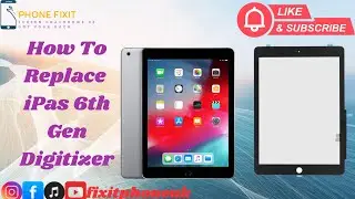 iPad 6th Gen Touch Replacement | Digitiser Replacement