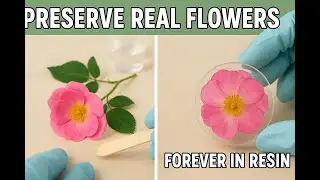 PRESERVE REAL FLOWERS FOREVER IN RESIN