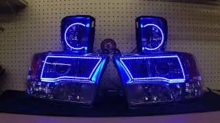 Ram Headlights & Fogs - Colormorph Halos