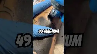 49 magnum proceso #tattoo #tatuajes #blackout #tatuando
