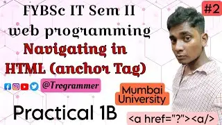 navigating in HTML | web programming|FYBSc IT |Mumbai University| 