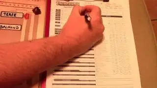 Tabletop D20 character level up