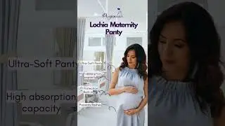 Lochia Maternity Panties (Disposable) with High Absorption Pad & Leak Guard for Extra Heavy Flow