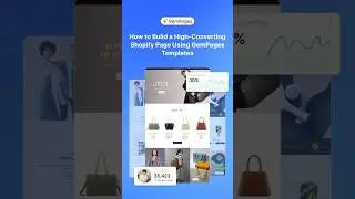 Build a High-Converting Shopify Page Using GemPages Templates! | v7 New Editor | GemPages
