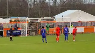 AFC Portchester keeper Cameron Scott's great penalty save against Raynes Park Vale - Jan 24, 2026