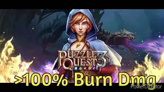 Puzzle Quest 3: Warlock + Enough Imp Gems = 100% Burning Damage