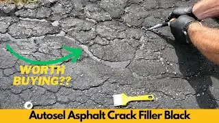 Autosel Asphalt Crack Filler Black, 2 Packs Self Leveling Driveway Crack Filler - Worth Buying?