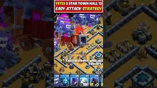 Th13 Yetis Суперлегкая Стратегия Сильной Атаки 2024!! 3 звезды