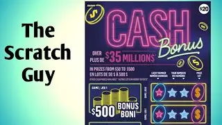 Cash Bonus $20.00 Scratch Ticket | It's a Winner!