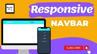 Responsive NavBar using HTML and CSS | Web Development | Tutorial