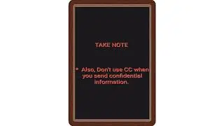 To know about CC & BCC in E- mail writing💻