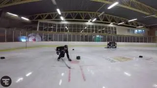 Hockey edge training drill - Inside Edge Iron Cross - F.E. HOCKEY