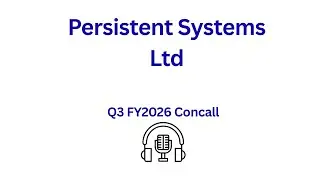 Persistent Systems Ltd Q3 FY 2026 Earnings Conference Call