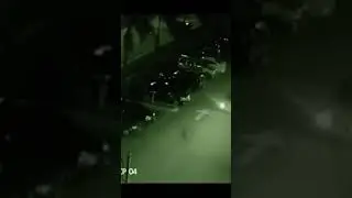 Ghost Figure Caught On Camera In A Parking Lot #shorts