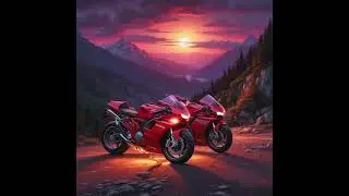 Golden Hour Ride (Dreamy Electronic Ambient) - Ride Into the Sunset 🌅🏍️