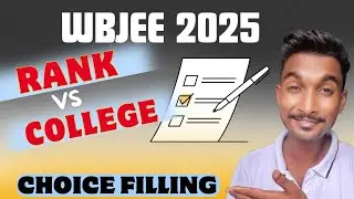 Wbjee Choice filling College list 2025| Wbjee Rank vs college|Wbjee choice filling|Wbjee Counselling