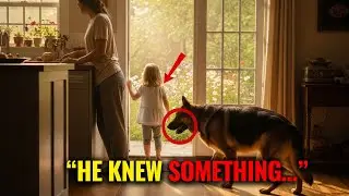 Dog Follows a Toddler into the Yard &mdash; The Friendship Feels Magical