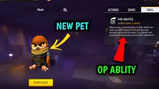 FREE FIRE NEW PET ABILITY | FREE FIRE HOOT PET ABILITY | FF OB35 UPDATE | NEW HOOT OWL PET SKILL |
